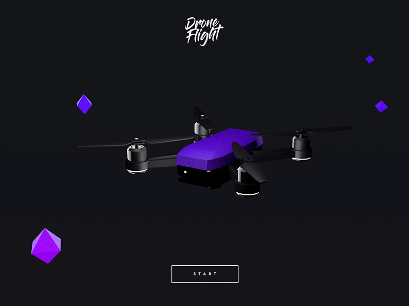 Drone 3D WebGL Game Intro Shot UX 3d agency animation cinema4d corporate digital game logo motion motion design vr