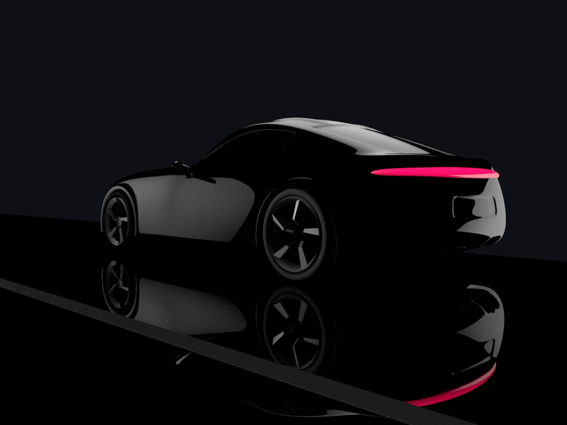 3D Automotive e-Sportscar UI Concept 3d animation automotive cinema 4d demo design interactive interface prototype ui ux