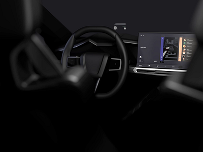 Dashboard Automotive Concept UI/UX Animation Cinematic Shot 3d app automotive concept interaction interaction animation interface motion ui ui design user interface ux