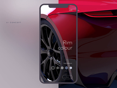 Automotive 3D configurator UI/UX Animation Macro Shot Concept 3d animation app automotive automotive design car concept design interfaces motion rendering ui uidesign uiux website