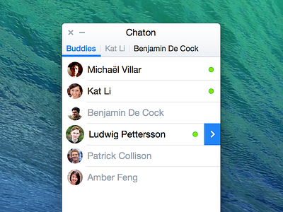 Chaton (Gtalk client for Mac) client gtalk im mac