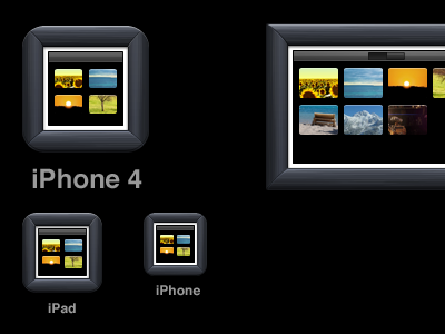 PicsEngine iOS icons