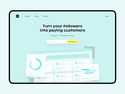 Follower - Landing page