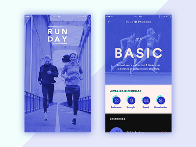 Runday app ios runday running sport training
