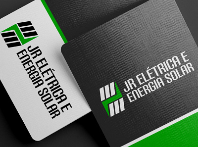 JR Elétrica e Energia Solar - Brand Identity brand brand identity branding brazil design energy graphic design logo logotype typography visual identity