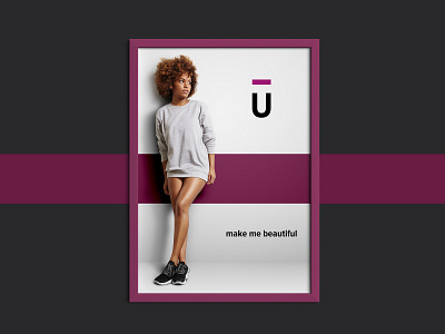 Poster for beauty Studio UT branding design logo