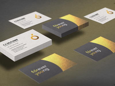 Business card for laser correction Studio branding design logo