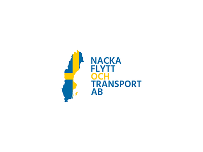 Nacka Flytt Logo branding design logo sweden