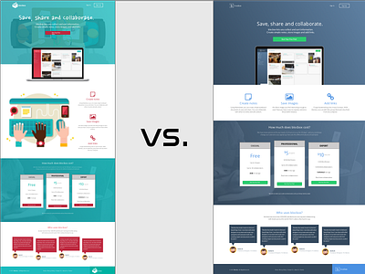 Blocbox Home Page_Colors Palette/Layout vs. branding color palette design home page layout user flow