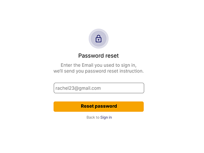 Password reset flow screen 1 branding design graphic design needmentor ui ux uxdesigning