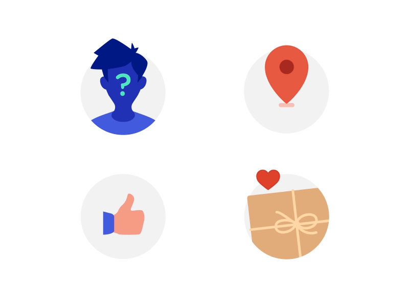 Animated icons bodymovin deliver female gender like location lottie male package svg thumb