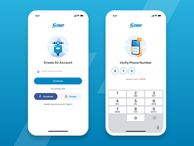 User Registration for SWAP app