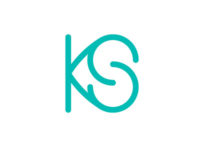KS branding design doctor geometric heart identity logo