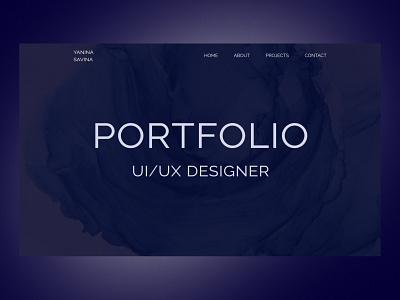 Portfolio hero portfolio uiux web design