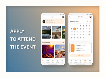 UI screens for mobile app app design event ios ui uiux design ux