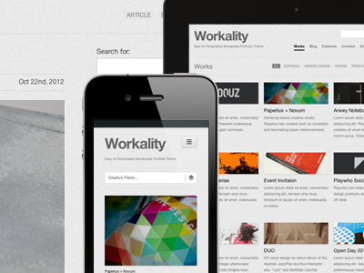 Workality - Free Wordpress Theme creative free portfolio responsive wordpress theme wp