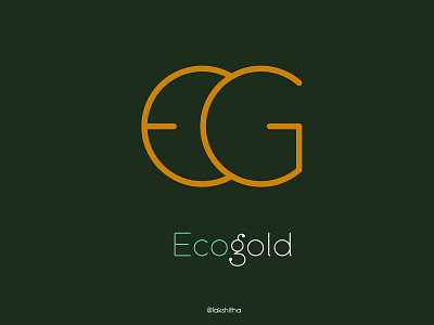 Eco Gold brand logo design branding design graphic design illustration logo motion graphics photoshop vector
