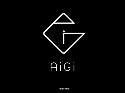 AiGi logo design animation branding design graphic design illustration logo mockup motion graphics photoshop vector