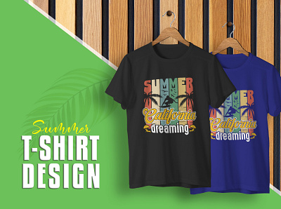 Summer T-shirt Design adobe illustrator design graphic design pod print design t shirt