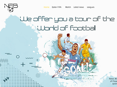 News foot site web design