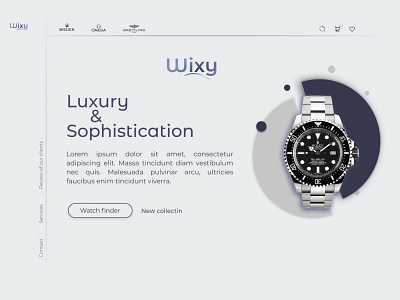 Watches salling website figma selling shop ui ux watches website