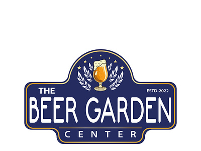 The BEER GARDEN center logo