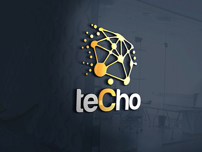 totech software cyber securitycyber security logo design