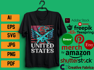 UNITED STATES T-SHIRT DESIGN