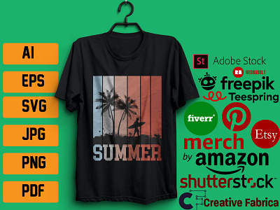 SUMMER VINTAGE T`SHIRT DESIGN summer summer airt summer day summer design summer tshirt summertshirt design