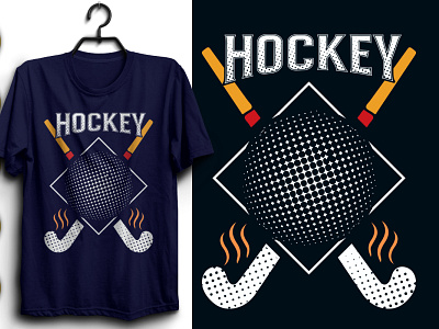 t-shirt hockey Vector, Hockey T-shirt design. hocky retro