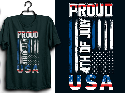 proud 4th of July t-shirt design.... cutting files