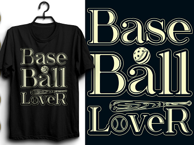 Base Ball Lover T-shirt Design