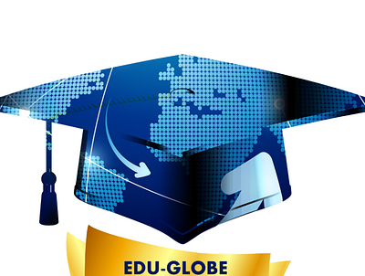 Edu-Globe Study Agency Logo branding design graphic design illustration logo typography ui vector