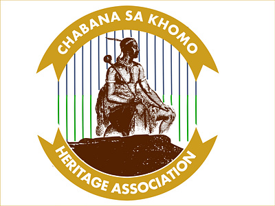 Chabana Sa Khomo Heritage Association logo branding design graphic design illustration logo typography vector