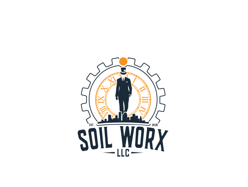 western soil worx vintage retro real estate logo by Kazi Menarul