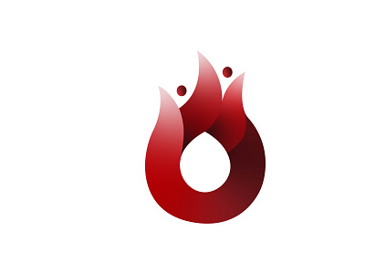 Fire + O branding design graphic design illustration logo vector