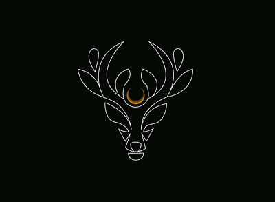 Deer logo branding design graphic design illustration logo vector