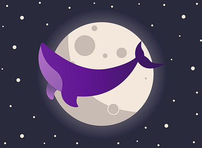 The Whale design graphic design illustration vector