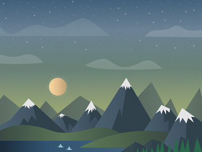 Mountains design graphic design illustration vector