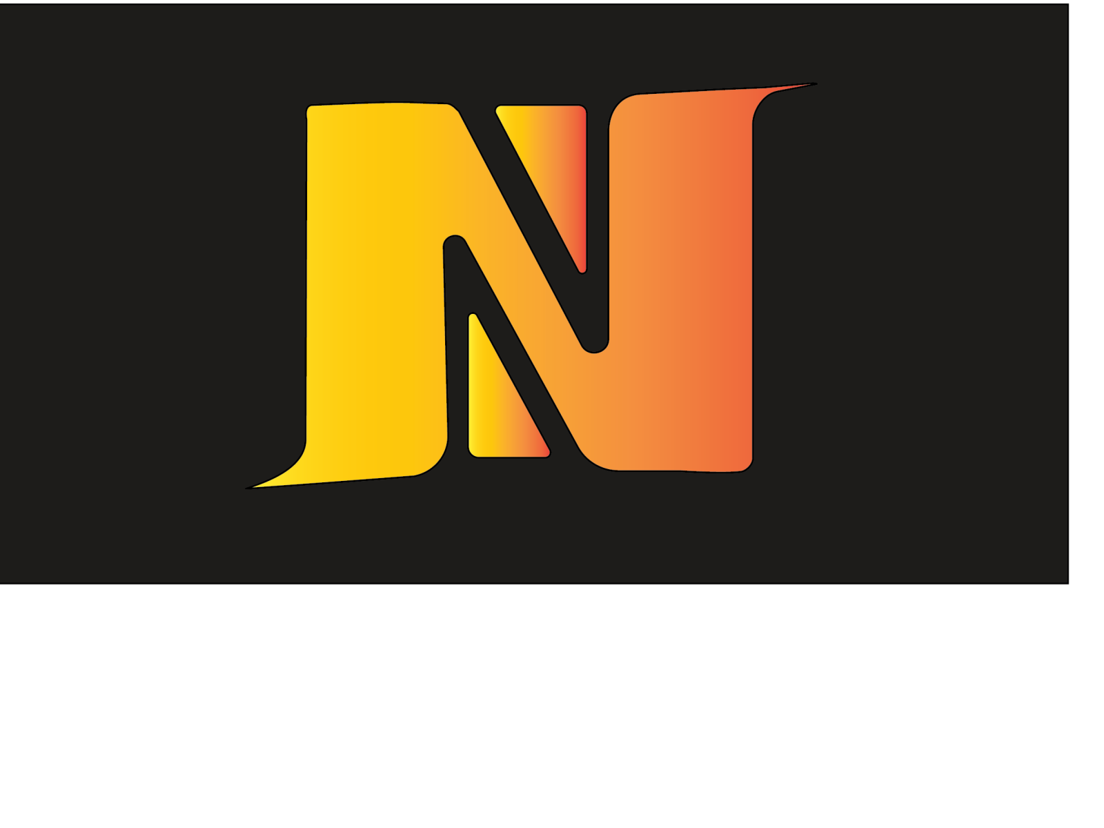 N Letter Logo Design By Nitin Kumar On Dribbble