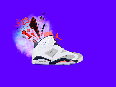 Jordan basketball jordan jumpman nike procreate sneaker art sneakers