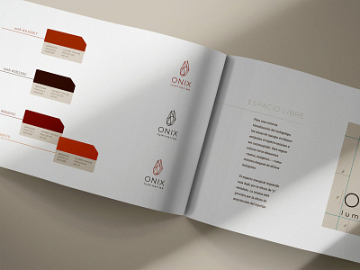 Branding style guidelines for Onix Luminarias branding communication design graphic design