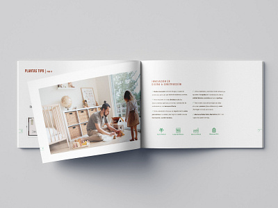 Editorial design. Brochure for Architecture Studio.