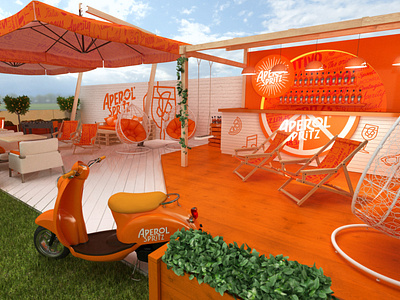 Aperol Spritz summer terrace