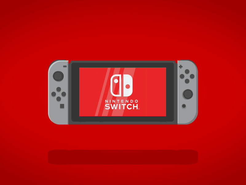 Animated Nintendo Switch animationgraphic design loop nintendo nintendo switch