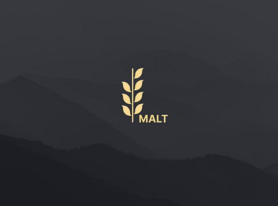 Malt Beer Logo 2d beer design logo logos malt