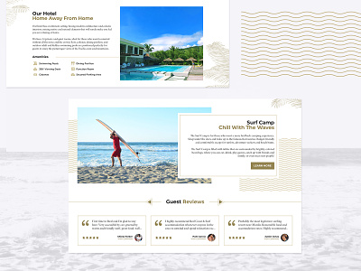Resort Website design graphic design web design website website design
