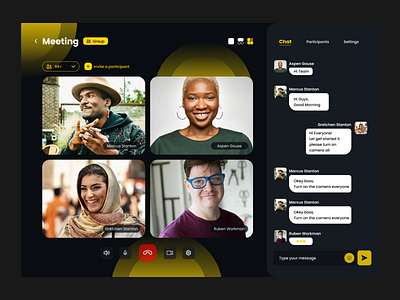 Meeting App - UI Design