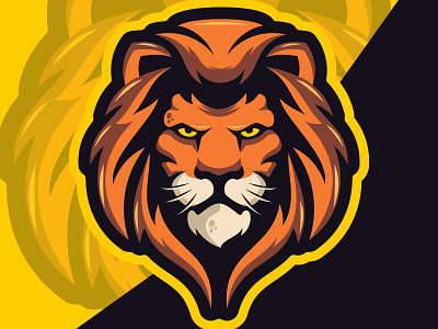 lion mascot logo