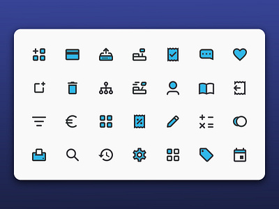 Turbopos Icons app design icon design icon set icons vector